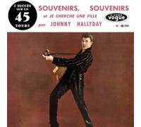 Johnny Hallyday - 2 Succès Sur un 45 Tours - Souvenirs, Souvenirs, Je Cherche Une Fille Vinyl 7" Bicolore Doré & Argenté [VINYL]