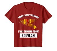 Souvlaki Sorry Wasn't Listening Thinking About Souvlaki T-Shirt