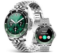 SOUYIE 2025 AI Smart Watch for Men with Bluetooth Call, Heart Rate, Blood Pressure, SpO2, Sleep Monitor, 107 Sports Modes, Waterproof Round Watch, 1.19-inch AMOLED Watch Compatible Android and iOS