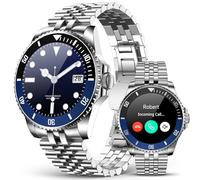 SOUYIE AI Smart Watches for Men, Waterproof Round Watch, 1.19" AMOLED Display, 24/7 Heart Rate, Blood Pressure/SpO2/Sleep Tracker, 100+ Sports Fitness Tracke, Compatible Android and iOS