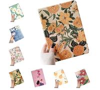 SOUYOYIHI Floral Case for iPad Pro 12.9 inch 6th/5th/4th/3rd Generation 2022/2021/2020/2018 Flower Pattern Cute Slim Leather Folio Smart Cover with Pencil Holder Auto Sleep/Wake (Color A)