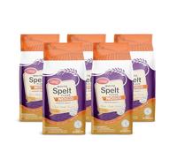 Sova White Spelt Flour, Pre-sifted, Light Fluffy Texture, 1kg, Ideal for Baking and Cooking with Its Nutrient-Rich Component, Vegan, Non-GMO, No Additives No Preservatives (Pack of 5)