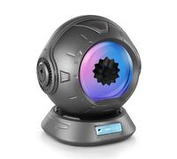 sovenomund Ferrofluid Speaker, Ferrofluid Audio Visual Bluetooth Speaker, Dancing Ferrofluid with 2 Adjustable Modes and Colorful Lights (Silver)