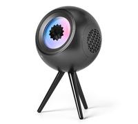 sovenomund Ferrofluid Speaker - Magnetic Fluid Bluetooth Speaker Audio Visualizer with Dynamic Visual Effects and Dreamlike Colorful Lights - Dual TWS Pairing, Unique Desktop Decoration, Black