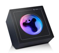 sovenomund Ferrofluid Speaker Sound Visualizer, Dancing Ferrofluid Lamp with Colourful Lights, Ferrofluid with Music Rhythm, Symbiont in a Bottle