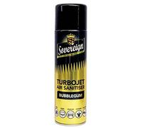 Sovereign Car Home Turbojet Blast Air Freshener Sanitiser BUBBLEGUM Spray Blast Can