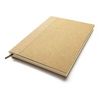 Sovereign-Gear Blank Paper Refill Notebooks Refillable Leather Journal - Eco Friendly Acid-Free & Tree-Free Recycled Sheets A5 Unlined Notepad 146 x 210 cm with 240 Soft Pages and Bookmark