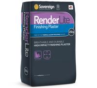 Sovereign RenderLite Finish Plaster 25kg White