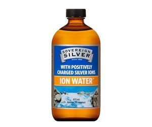 Sovereign Silver - Ion Water - 99.99% Pure - Only 2 Ingredients - No Added Silver Compounds - Easily Absorbed & Utilised in The Body - Concentrated 10ppm - 473ml Bottle