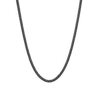 sovesi Wheat Necklace Chain for Men, Silver Plated Stainless Steel Necklace, 2.5/3mm Width Chain for Men and Women, 16-28 Inches Length Gift Jewelry, 20 inches, Stainless Steel, No Gemstone