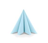 Sovie HOME Linclass® Airlaid Napkins 40 x 40 cm Extremely Absorbent and Fabric-Like Ideal for Baby Shower and Christening Light Blue Pack of 12