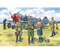 Soviet Air Force Pilots And Ground Personnel (1943-1945) (7 Figures) 1:48 Kit