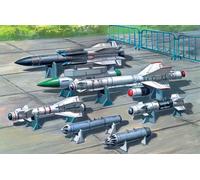 Soviet Air-to-Surface Aircraft Armament X-29T, X-31P, X-59M Missiles, Bombs 1:72