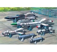 Soviet Air-to-Surface Aircraft Armament X-29T, X-31P, X-59M Missiles, Bombs 1:72