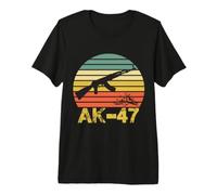 Soviet AK-47 Kalashnikov Gun AK47 CCCP Russian Rifle Premium T-Shirt