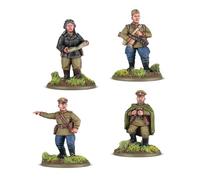 Soviet Army Platoon Commanders - 28mm Scale Resin Miniatures for Bolt Action Highly Detailed World War 2 Miniatures