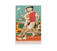Soviet Athletes Vintage Sport Poster Summer Deco Home Decor Wall Art Hanging Picture Print Decorative 16x24inch(40x60cm)