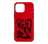 Soviet Cybernetic Cyborg 1960s Russian Sci-Fi Comic Scene Case for iPhone 16 Pro Max