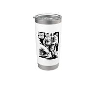 Soviet Cybernetic Cyborg 1960s Russian Sci-Fi Comic Scene Stainless Steel Insulated Tumbler