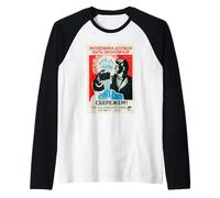 Soviet-Era “Economy Must Be Economical” Propaganda Design Raglan Baseball Tee