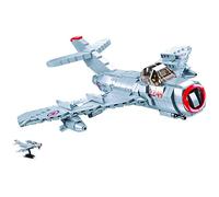Soviet MIG-15 Nozzle Hunter (583 Pieces), Sluban Clamping Blocks, Play Set, SL95853