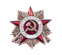 Soviet Order of the Patriotic War Commemorative Pin Decoration for Historical Reenactments and Badge Collections Vintage Medals Pin