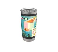 Soviet Retro Russian 3D Glasses Octopus Projection Diagram Stainless Steel Insulated Tumbler