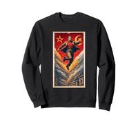 Soviet Russia Cold War Propaganda Poster Sweatshirt
