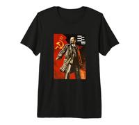 Soviet Shirt USSR Propaganda VTG Lenin Forever Poster Premium T-Shirt
