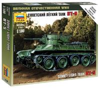 Soviet Tank BT-5 1:100 Plastic Model Kit ZVEZDA