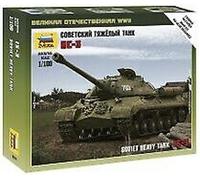 Soviet Tank IS-3 1:100 Plastic Model Kit ZVEZDA