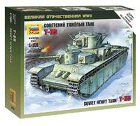 Soviet Tank T-35 1:100 Plastic Model Kit ZVEZDA