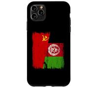 Soviet Union Afghanistan Half Flag USSR Afghan Heritage Case for iPhone 11 Pro Max