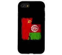 Soviet Union Afghanistan Half Flag USSR Afghan Heritage Case for iPhone SE (2020) / 7/8