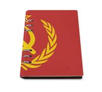 Soviet Union CCCP USSR Emblem Red A5 Refillable Notebook Ruled Paper Writing Journal Binder 90 Sheets 6-Ring