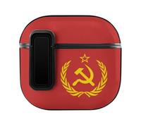 Soviet Union CCCP USSR Emblem Red Case Cover Compatible with AirPods 4th Generation Hard Skin Protection