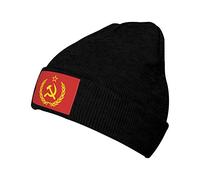 Soviet Union CCCP USSR Emblem Red Women Men Beanie Hat Warm Work Hats Classic Knit Hat for Winter Helmet Liner Everyday