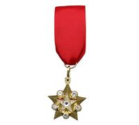 Soviet Union Leader Star Brooch Pin Stylish Alloy Design 4cm Length for History Enthusiasts and Presenting High Rank Pin Retro Metal Badge Commemorative Item for Collectors and Display