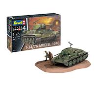 Soviet Union Russian Tank T-34-76 Modell 1940 1:76 Model Kit Revell 03294