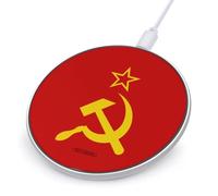 Soviet Union USSR Flag Charger Pad Station with Indicator Light
