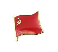 Soviet Union USSR Russia Russian Red Metal Country Flag Pin Badge