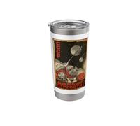 Soviet Vintage USSR CCCP Russia Propaganda, Dog in Space Stainless Steel Insulated Tumbler