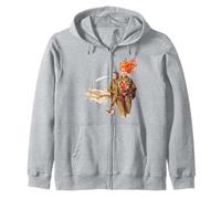 Soviet Women Pilots Authentic Soviet Art Zip Hoodie