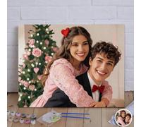 Soview Custom Paint by Numbers for Adults Beginners Personalised Photo Paint by Numbers Kits Customize Photo Gifts for Her/Him Valentines Birthday Gift for Couple/Husband/Wife
