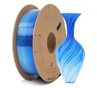 Sovol 3D Printer PETG Filament 1.75mm, Gradient Multicolors Filaments Material, 1kg (2.2lbs), Dimensional Accuracy +/- 0.03 mm, Fit Most FDM Printer, Blue
