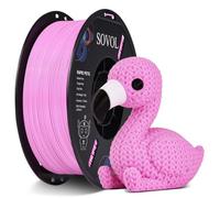Sovol 3D Printer Rapid PETG Filament 1.75mm 1KG (2.2lbs), High Precision, Strong Toughness, Wiring Tightness, Dimensional Accuracy +/- 0.03 mm, 3D Printing High Speed PETG Filaments, Pink