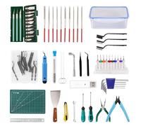 Sovol 3D Printer Tool Kit, 78Pcs 3D Printing Multi Tool Box Assembly/Removal/Filament Cutting Set 3D Printer Accessories for All FDM Printers Cleaning Finishing Printing