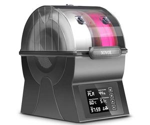 Sovol Filament Dryer, SH02 Dry Box Filament Sealed Storage Box 3D Printer Spool Holder with PTC Heater, Filament Dehydrator with Touch Screen, One Key Set, Compatible with PLA PETG TPU ABS 1.75/2.85mm