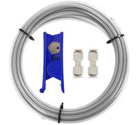 Sovol PTFE Tube 2.5mm ID 4mm OD, Length 5M/ 16.4ft, with 2 Couplers and Tubing Cutter for Bambu lab X1/ X1C/ P1P/ P1S/ A1/ A1 Mini, Prusa MMU3, Creal