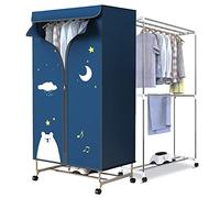 SOVORM 1000W Heated Airers Clothes Indoor Electric, 15kg Large Capacity 2-Tier Clothes Drying Racks Stainless Steel Energy-Efficient Clothes Air Dryer Quick Dry 1.5/1.7M Timer for Home The New